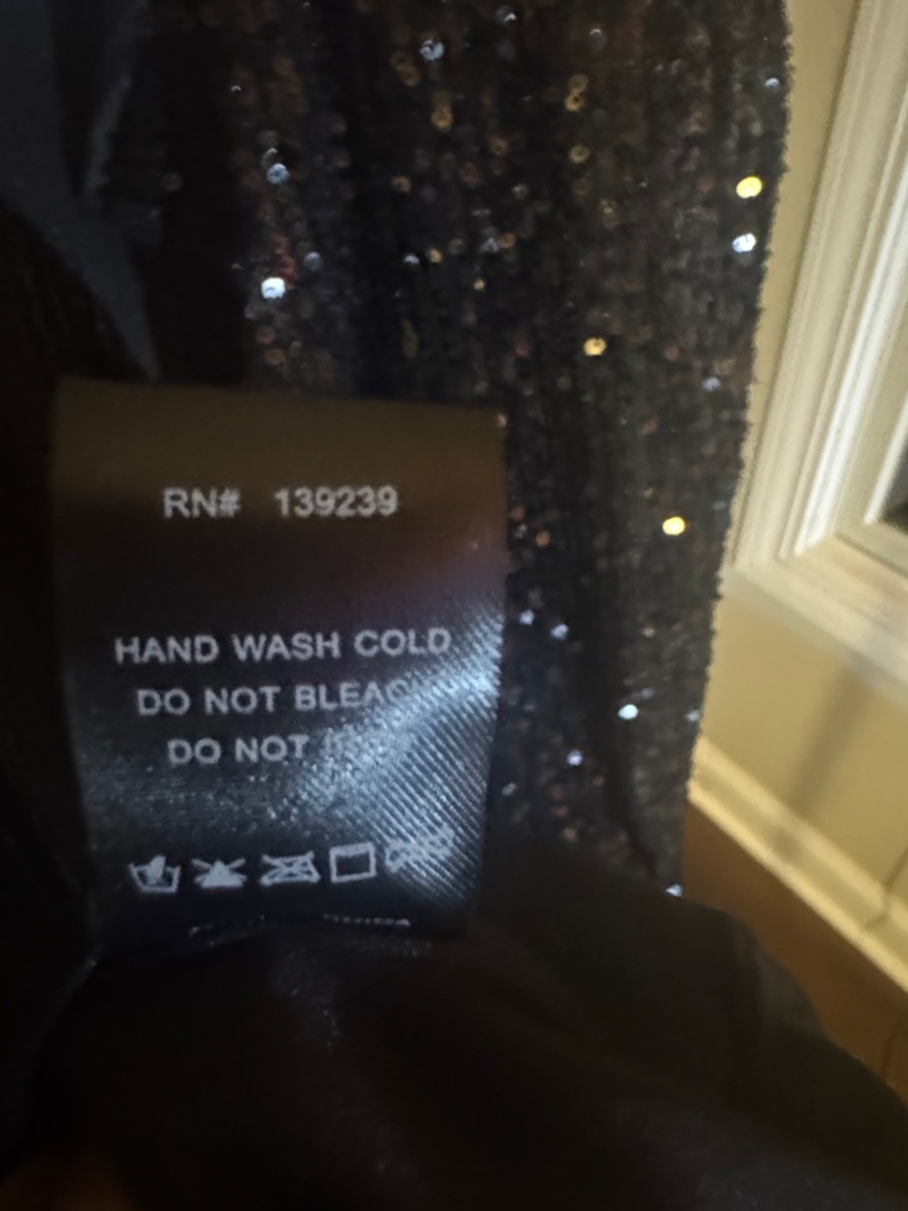 DO+BE Black Sequin Short Party Dress - Picture 5 of 9